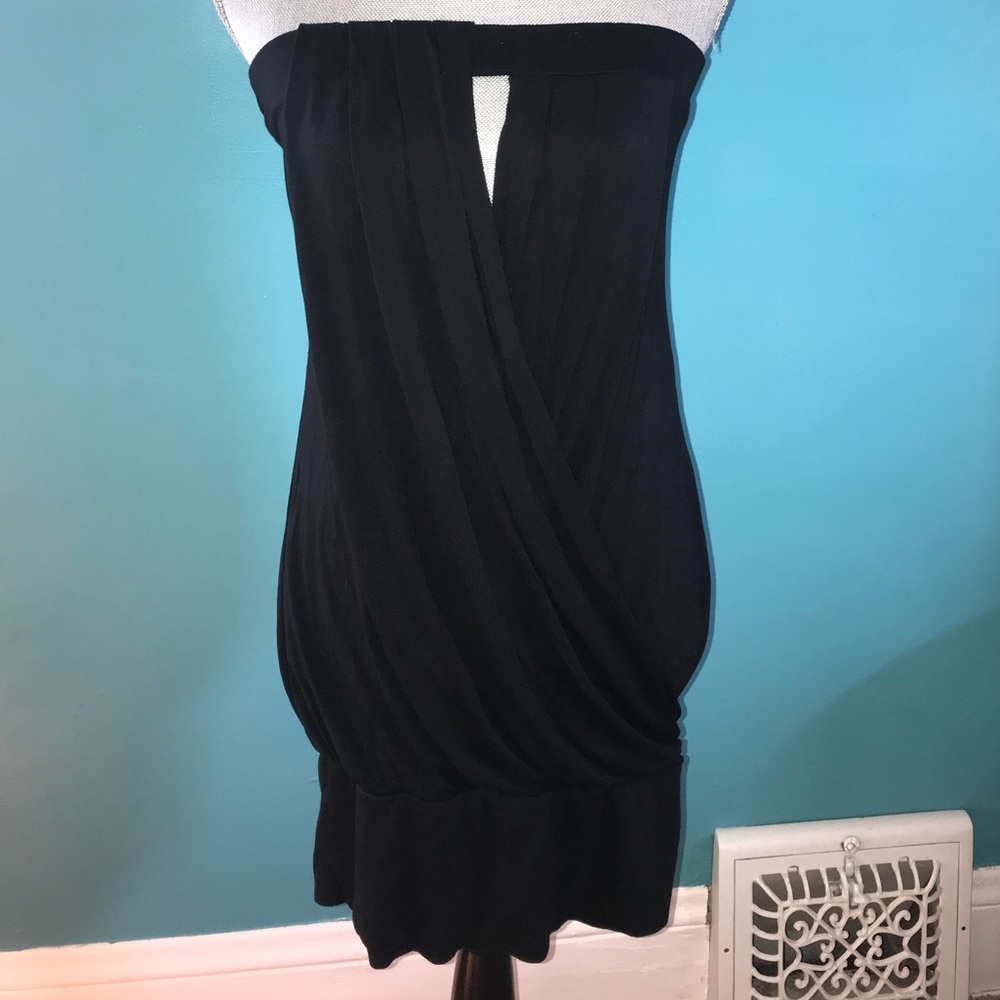 Strapless Sexy Black Dress